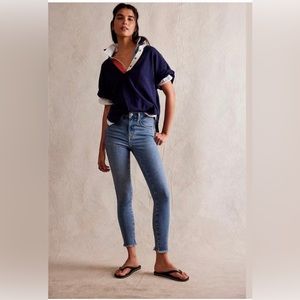 Free People We The Free Raw High Rise Jegging size 30 Perfect condition